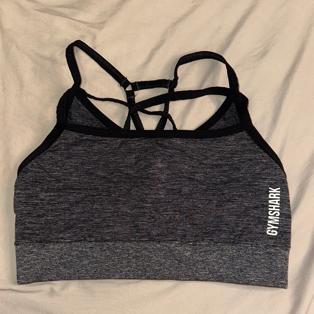Gymshark Charcoal Gray Sports Bra